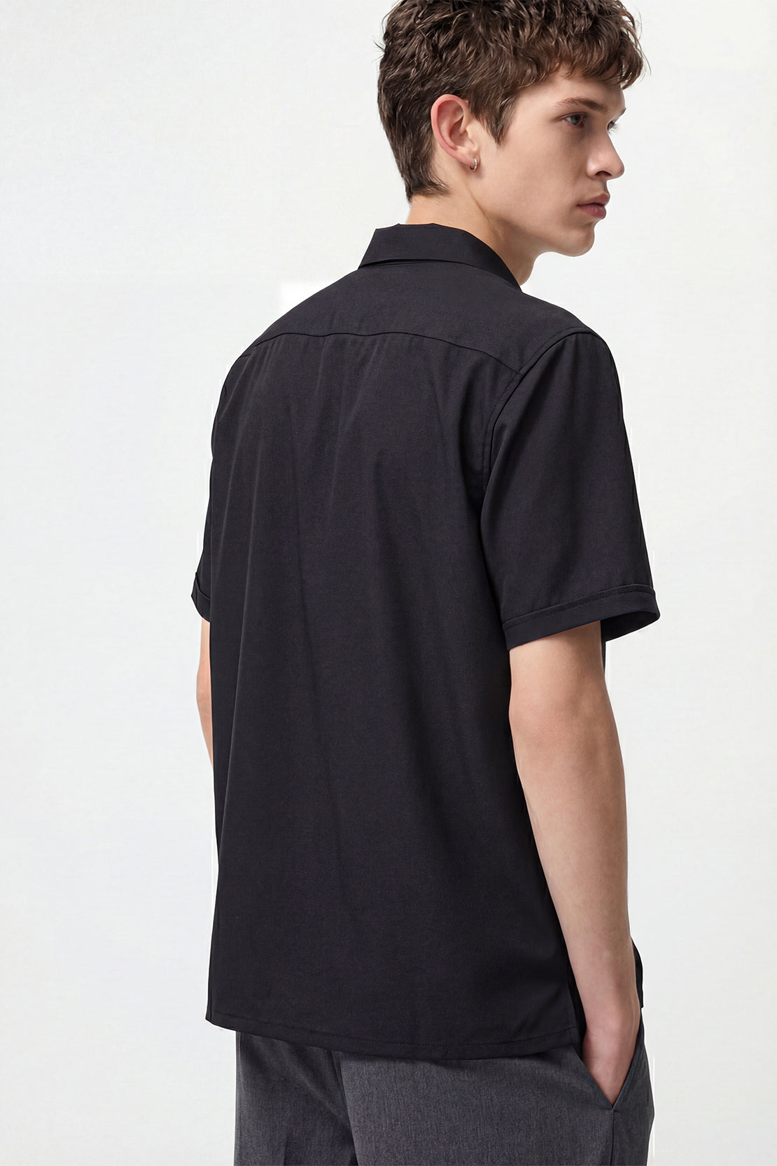 KOKO Pure-Ease Half-Zip Polo – Black
