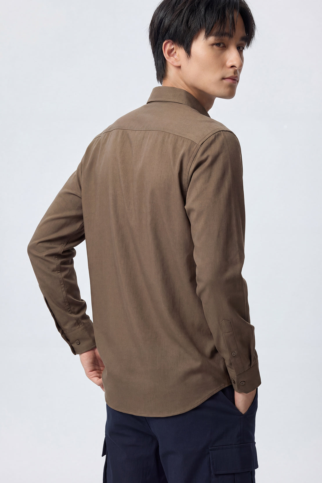 KOKO Pure-Ease Shirt – Blue, Brown, Silver