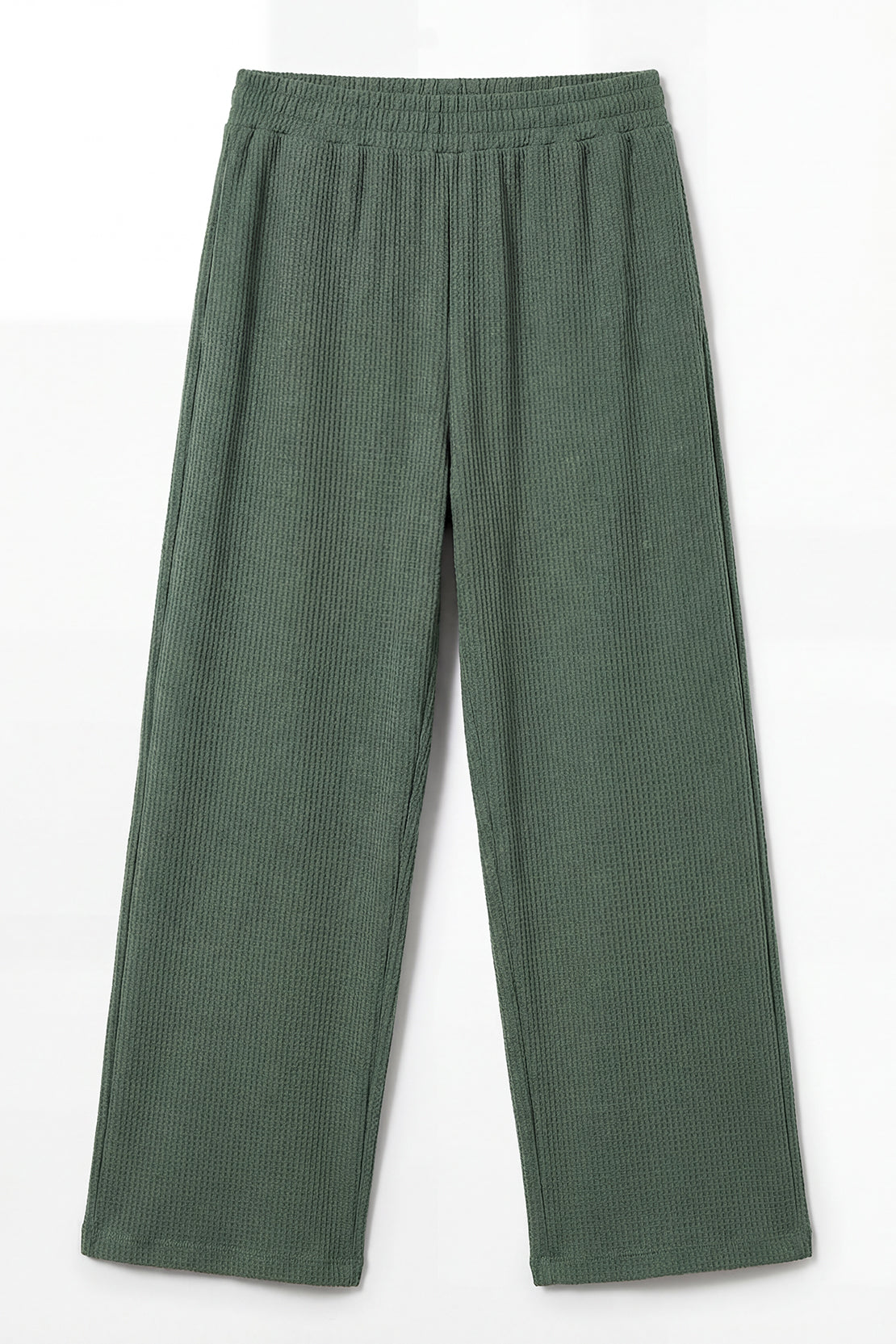 KOKO Structured Knit Trouser – Olive