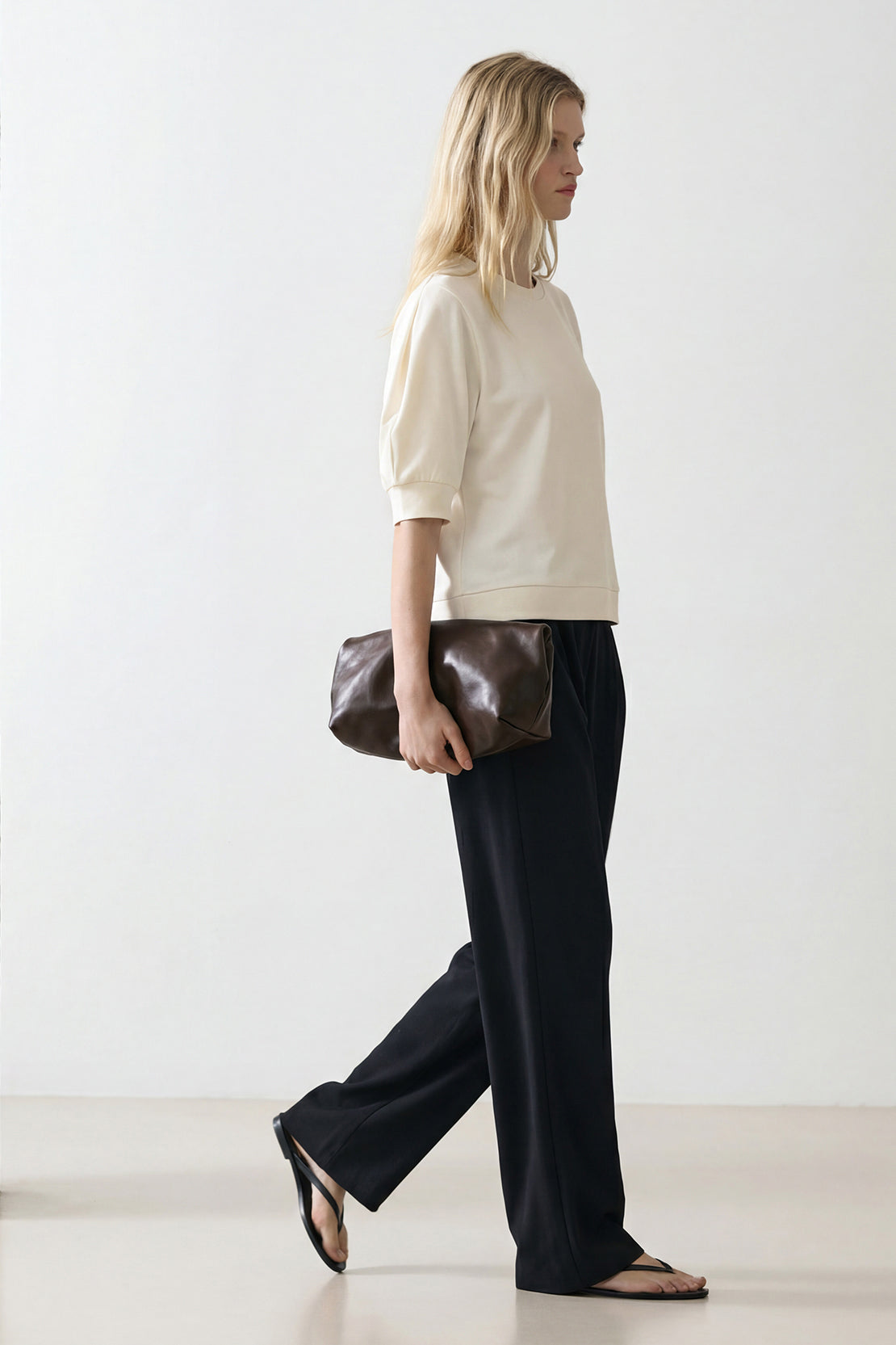 KOKO Modal Roma Relaxed T-Shirt – Black & Off-White