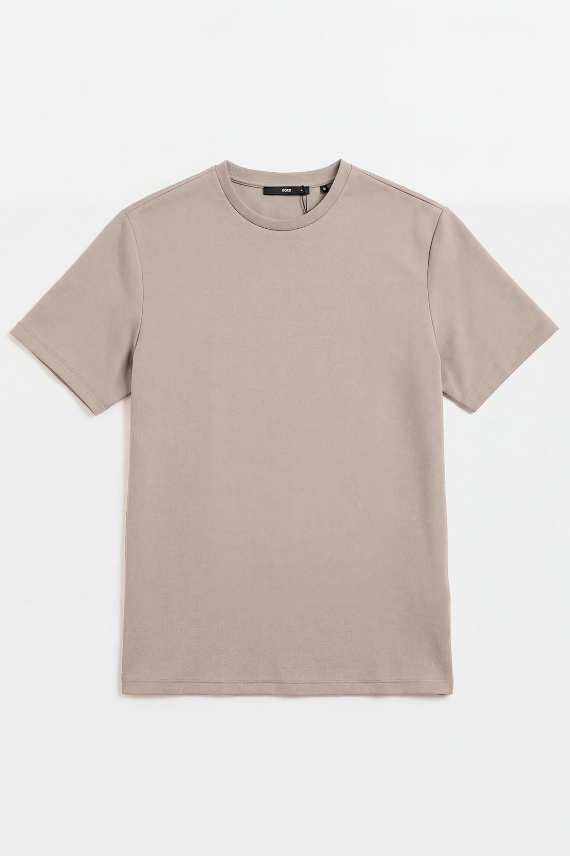 KOKO Modal Relaxed Crew Neck T-Shirt – Black & Clay