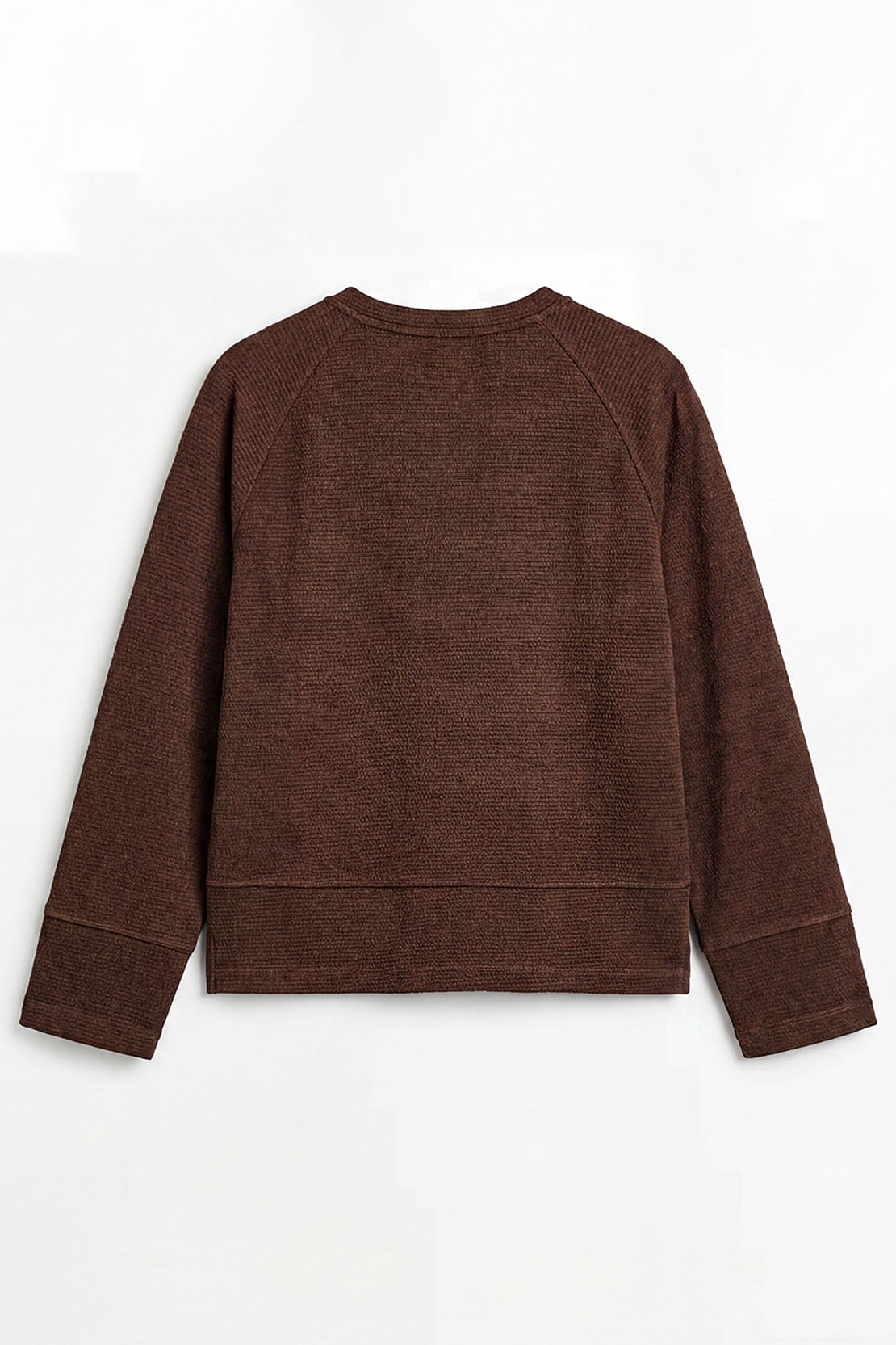 KOKO Textured Knitted Top - Brown