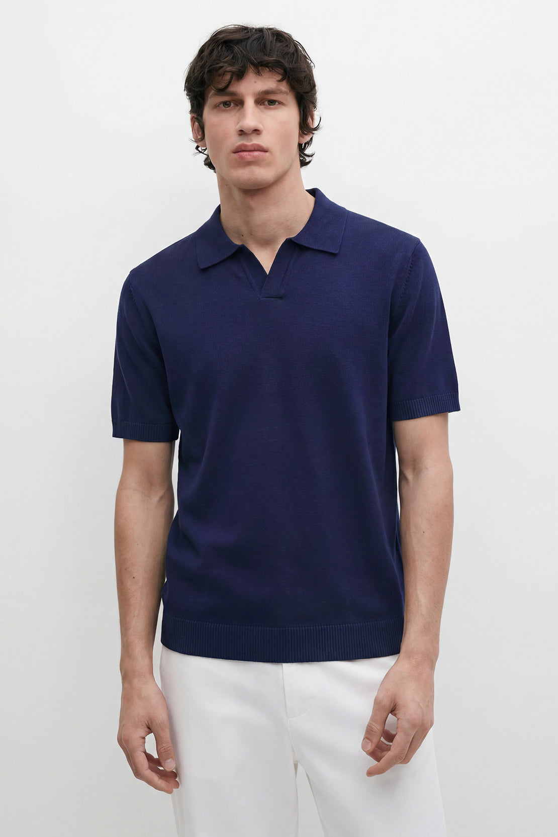 KOKO Core Knit Polo – Navy