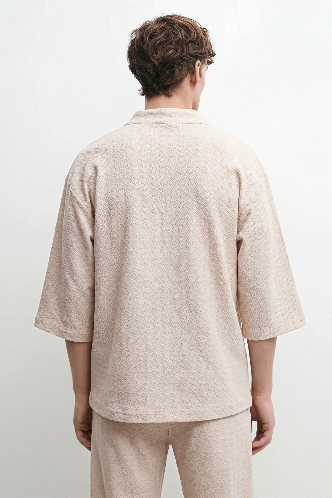 KOKO Textured Knit Shirt – beige