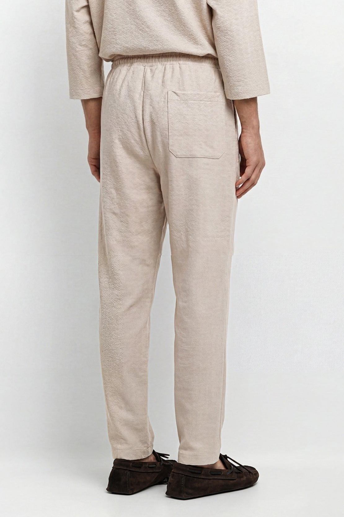 KOKO Textured Knit Relaxed Pants – Camel