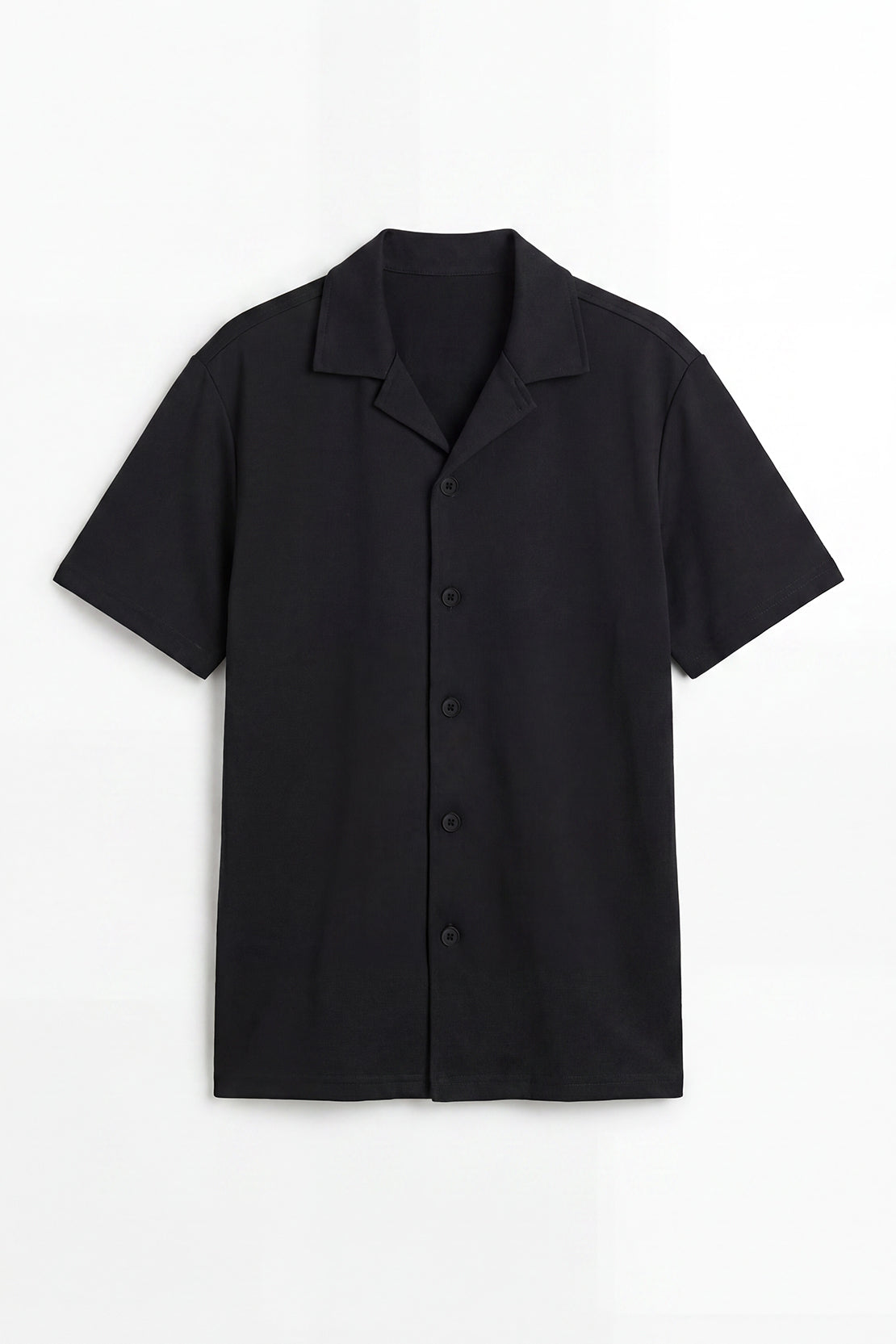 KOKO Soft Knit Short Sleeve Shirt – Black