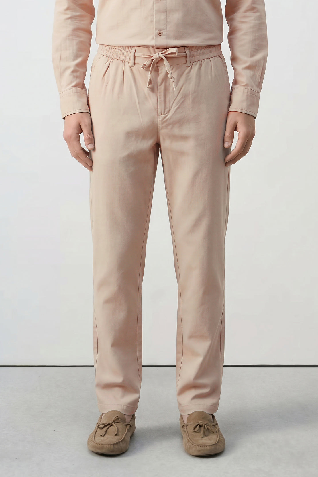 KOKO Linen Relaxed Pants – Beige