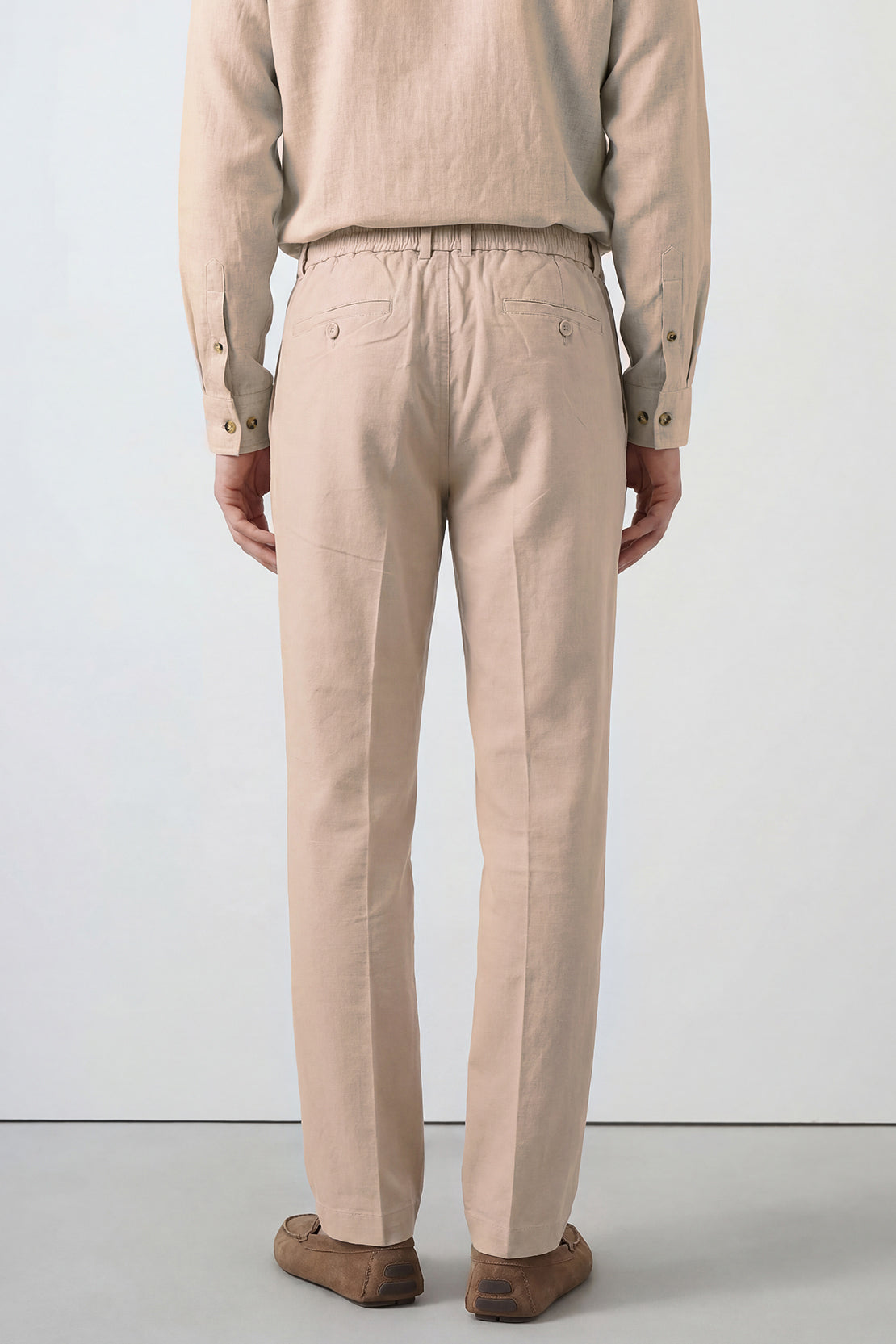 KOKO Linen Relaxed Pants – Beige