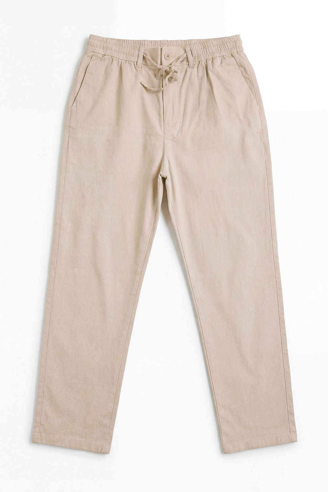 KOKO Linen Button Down Shirt & Relaxed Pants – Beige