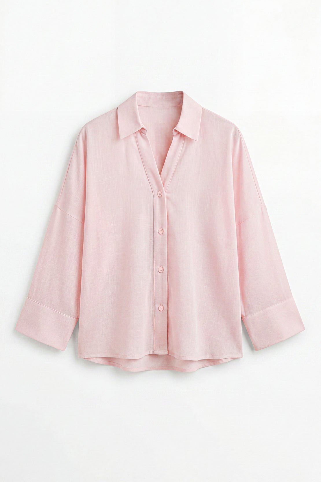 KOKO Cloud Linen Relaxed Shirt – pink
