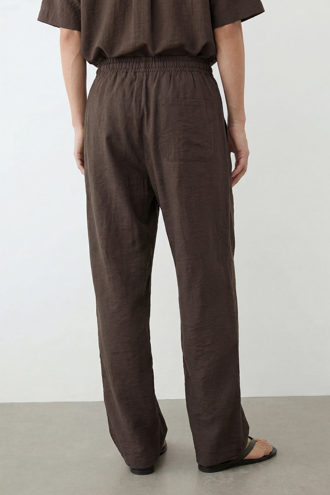 KOKO Cloud Muslin Relaxed Pants – Brown