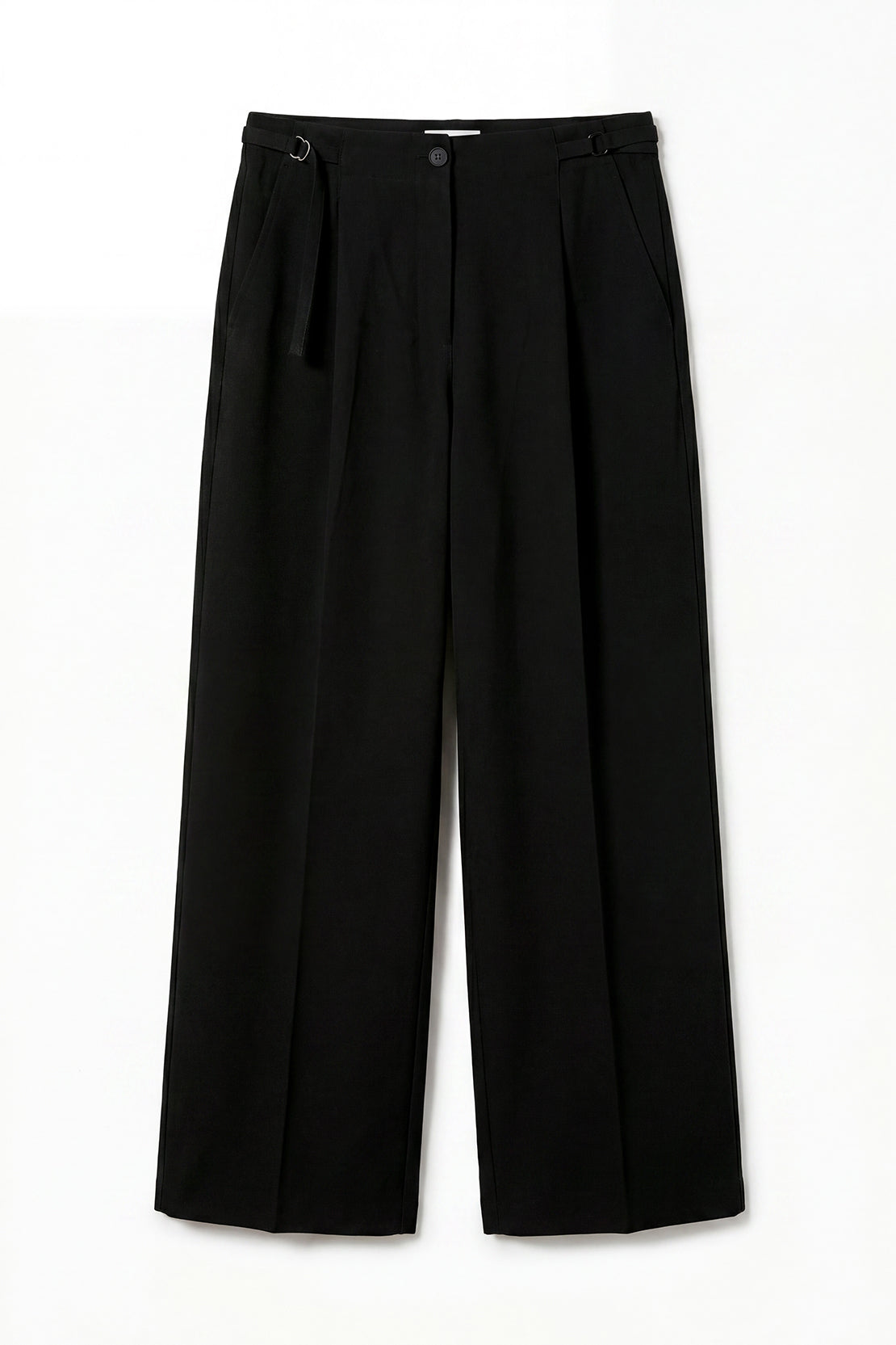 KOKO Modern Weave Buckle Pants – Black