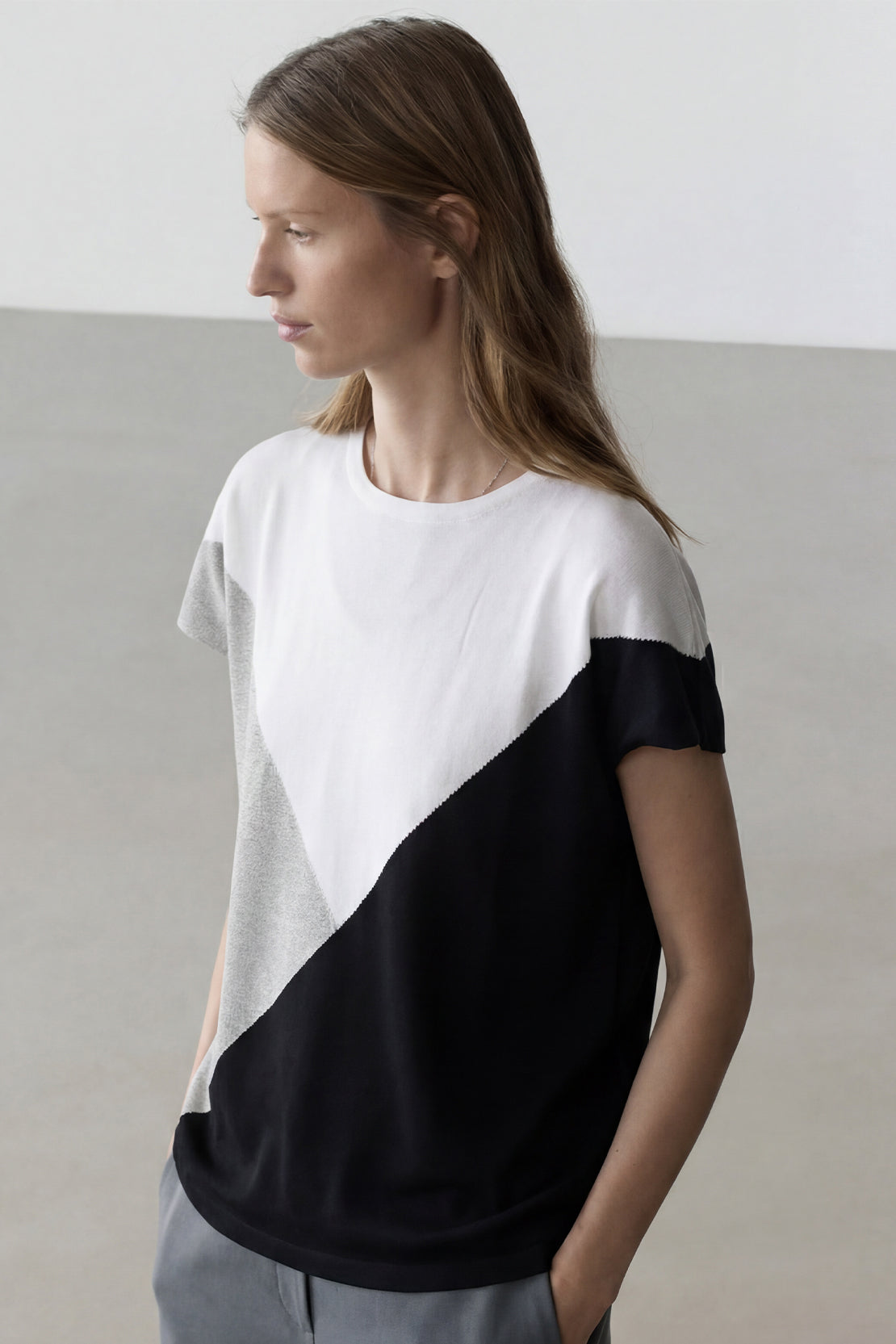 KOKO Drift Mesh Crew Neck Top – Black