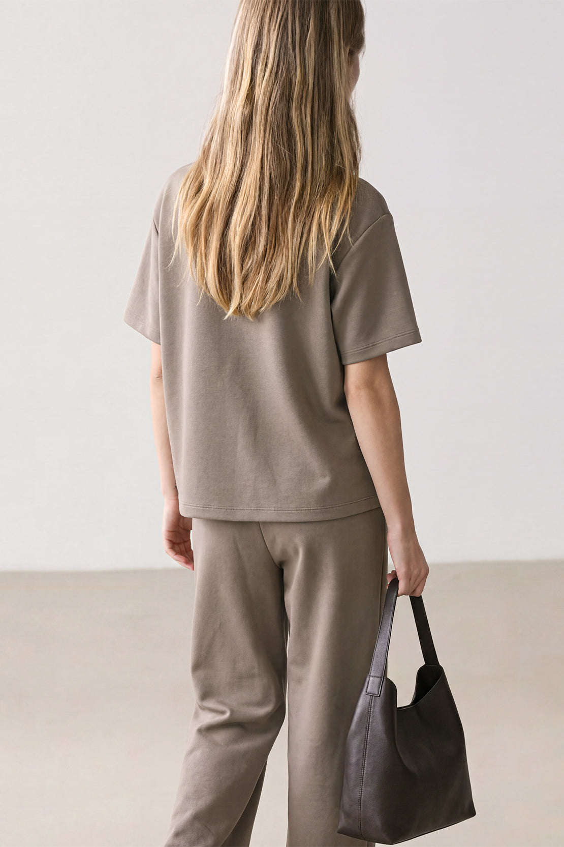 KOKO Modal Crew Neck top - clay