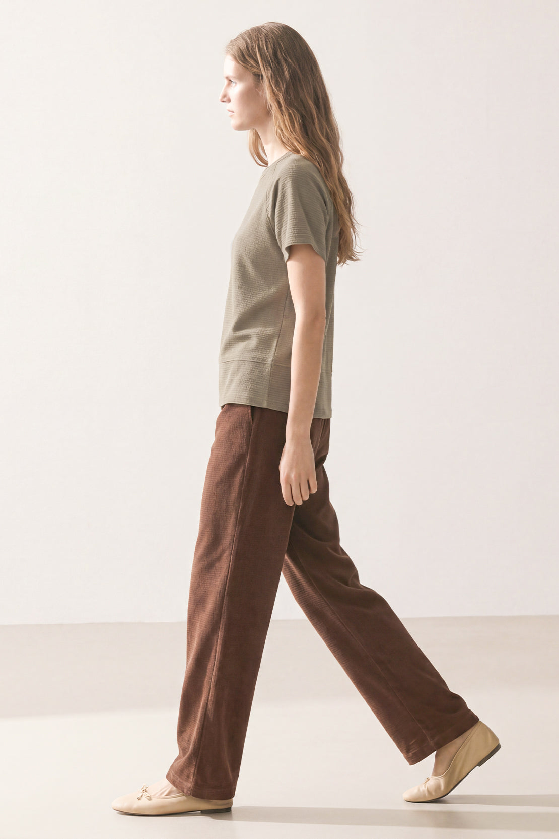 KOKO Textured Knitted Top – Coffee, Black & Clay