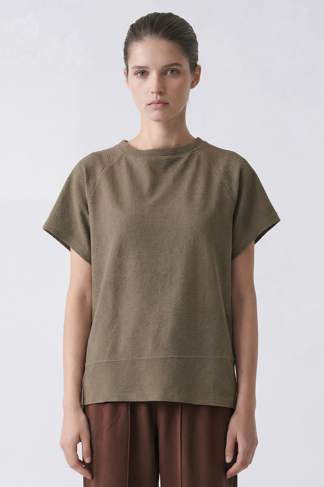 KOKO Textured Knitted Top – Clay