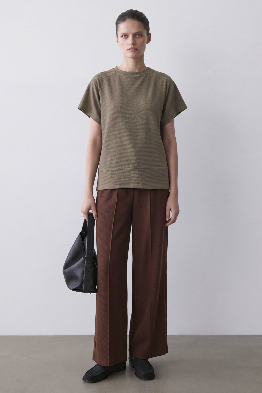 KOKO Textured Knitted Top – Clay