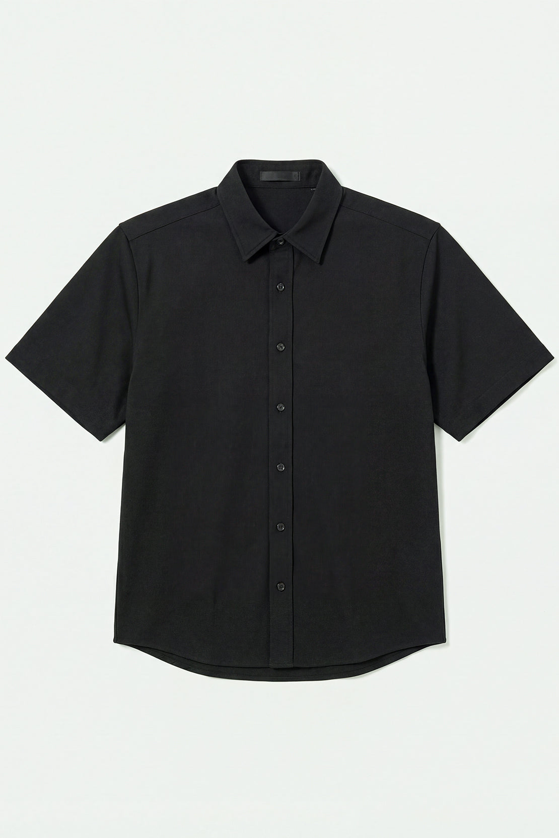 KOKO Modal Button-Down Shirt – Black
