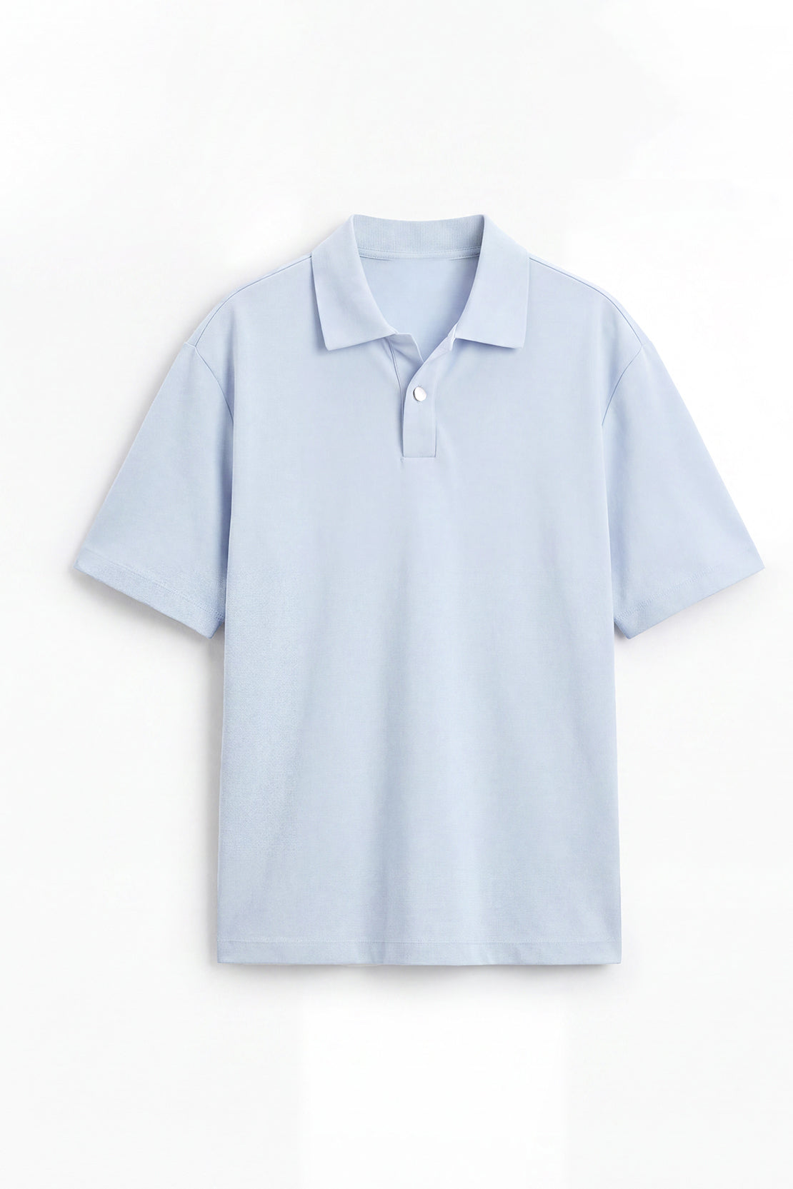 KOKO Sheen Modal Polo – Soft Blue