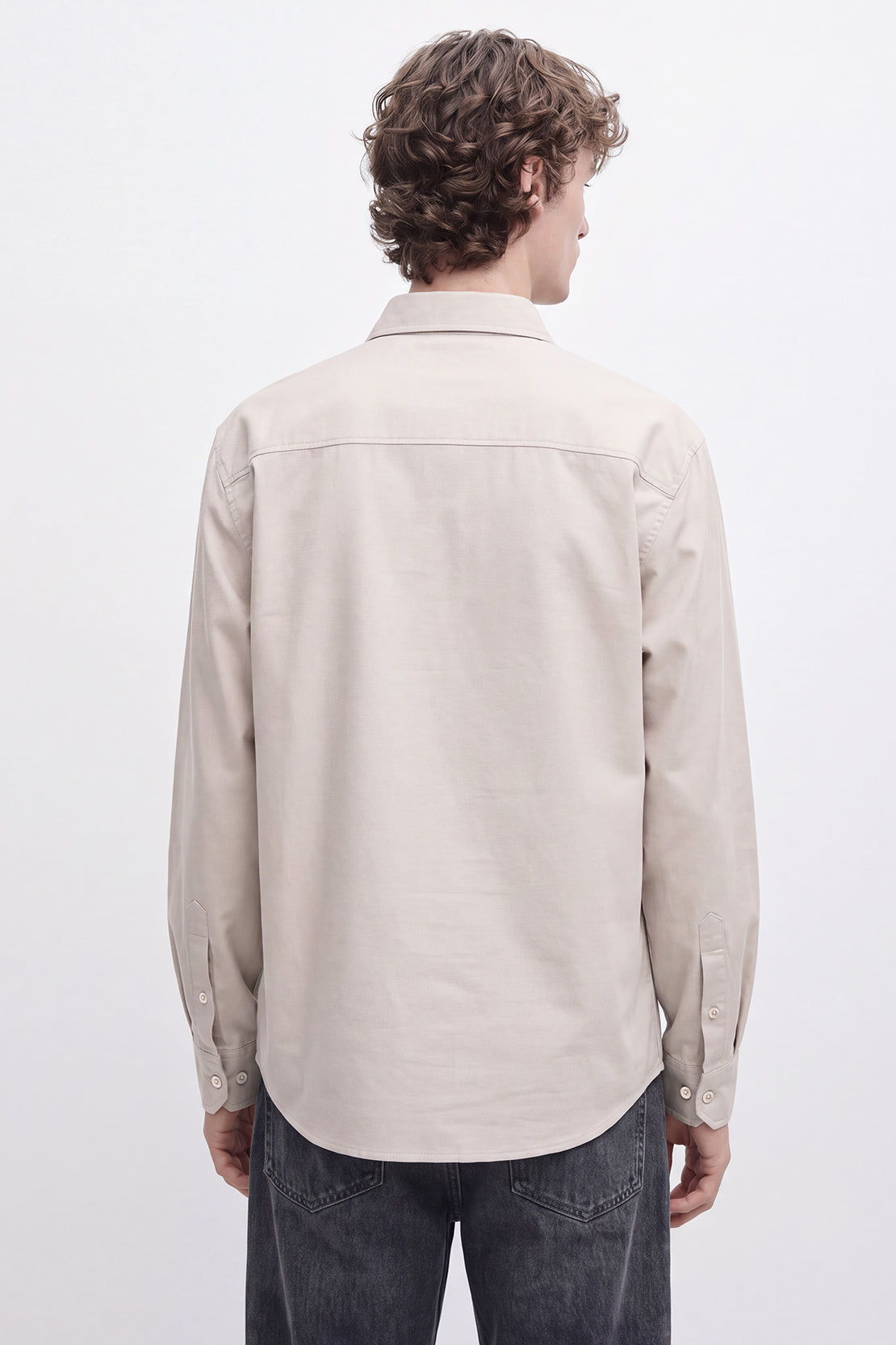 KOKO Smooth Cotton Shirt – Grey