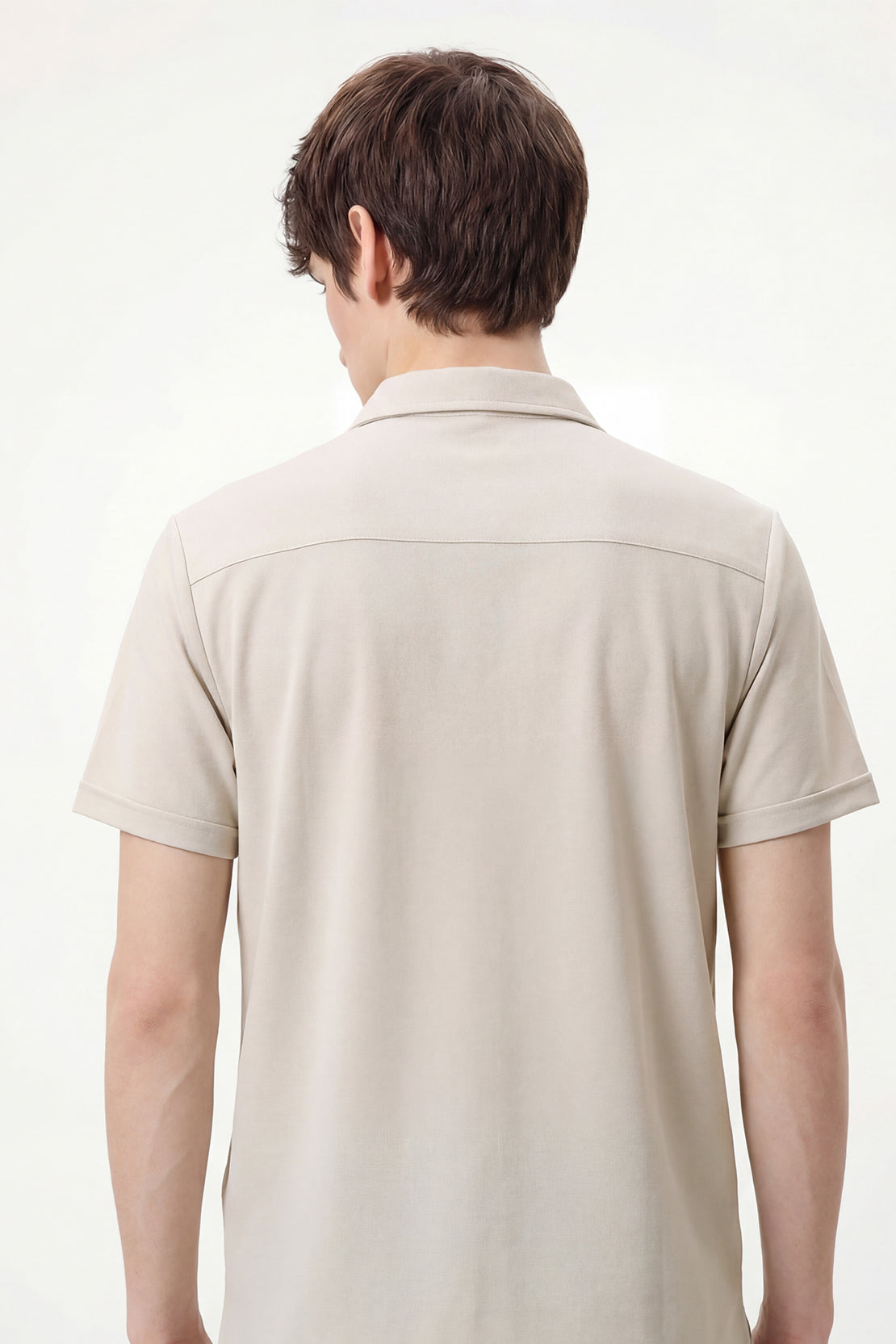 KOKO Pure-Ease Half-Zip Polo – Beige