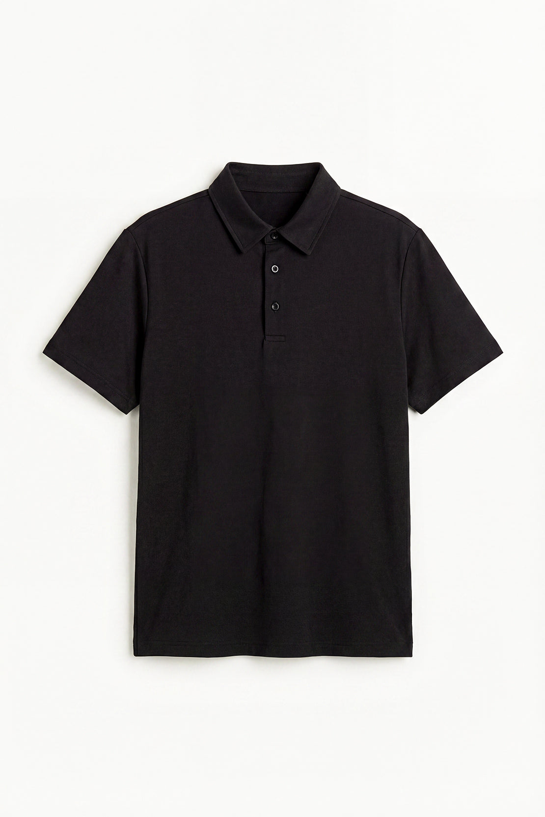 KOKO Modal Relaxed Fit Polo – Black
