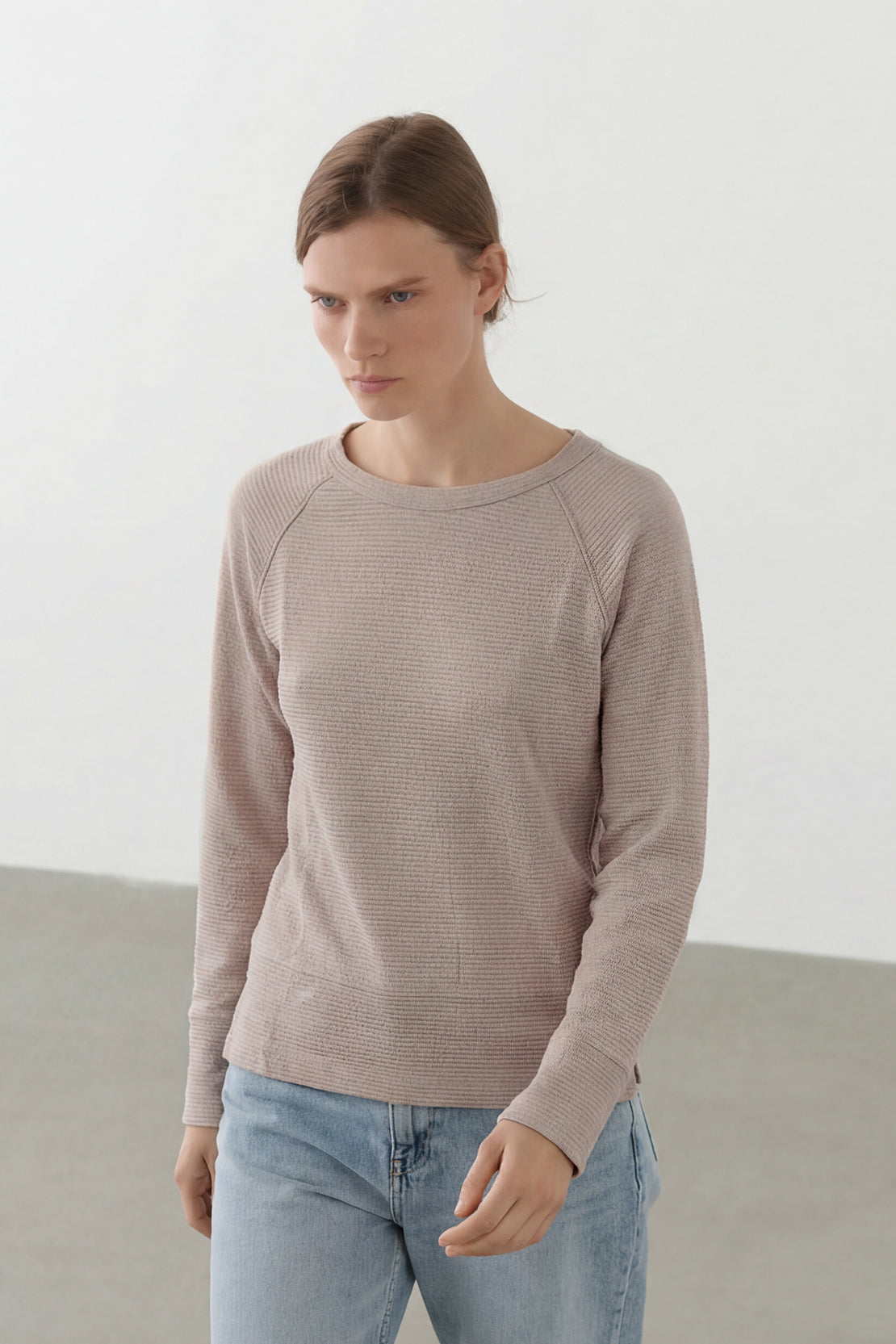 KOKO Textured Knitted Top - Coffee