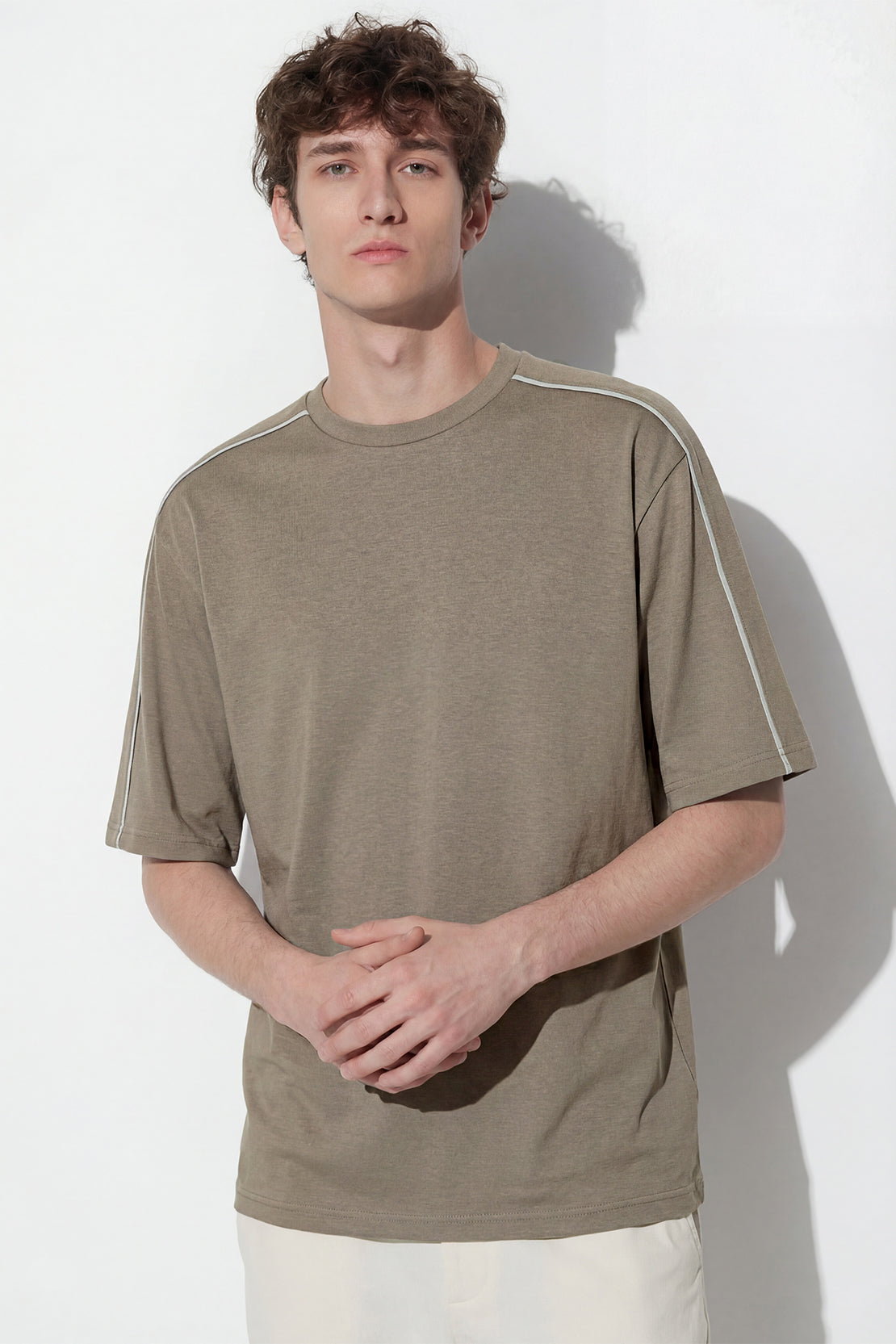 KOKO Modal Oversized T-Shirt – Black, Grey, Silver & Clay