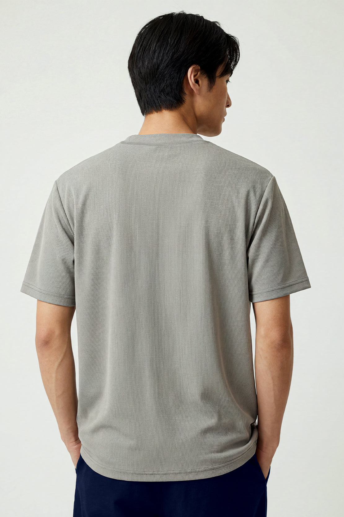 KOKO Lulu Crew Neck T-Shirt – Light Grey