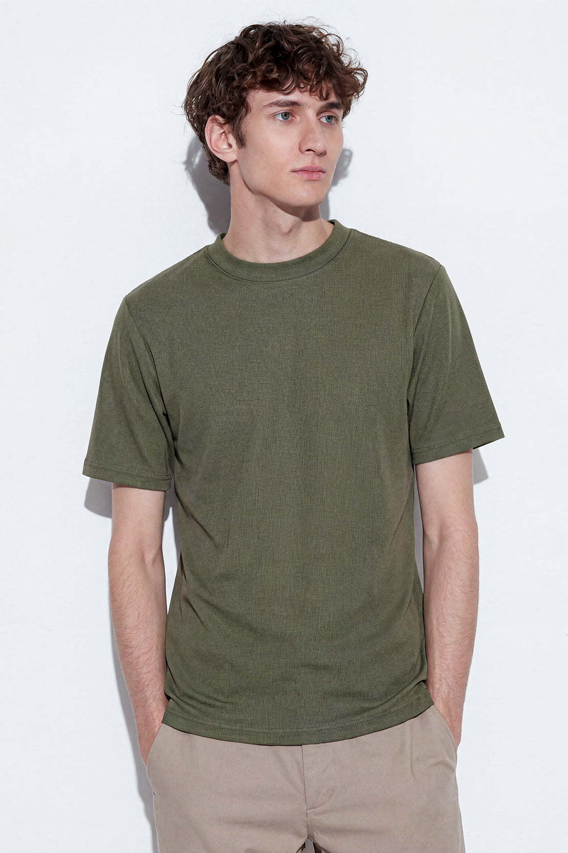 KOKO Lulu Crew Neck T-Shirt – Military Green
