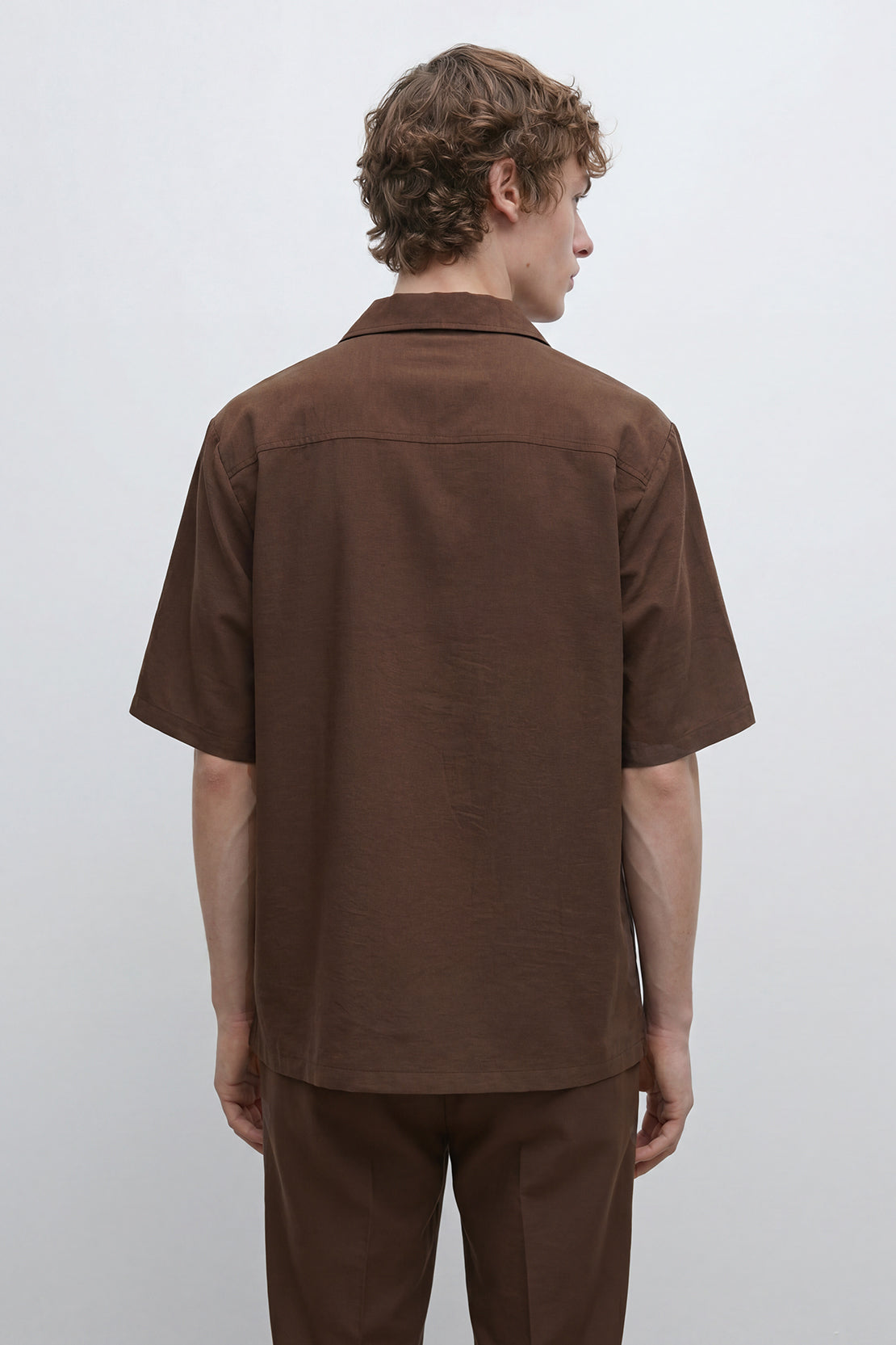 KOKO Premium Velvet Linen Shirt – Coffee