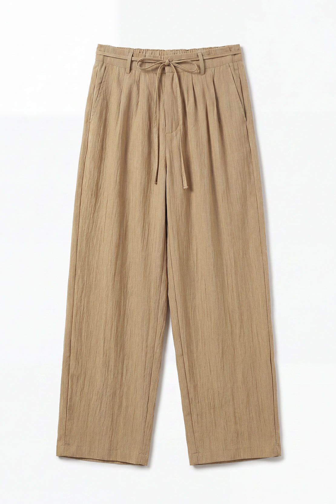 KOKO Light Weave Tailored Fit Pants – Beige