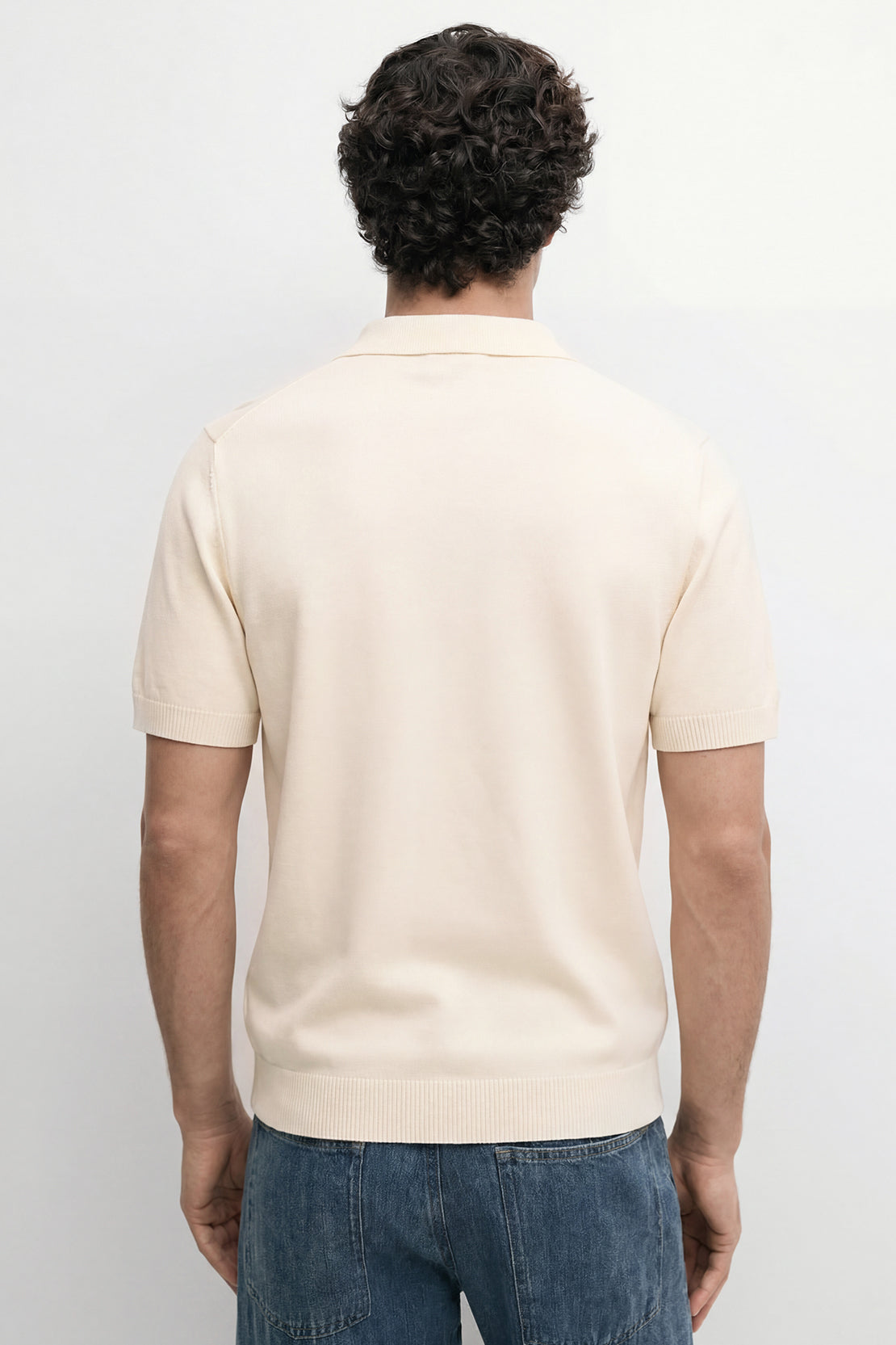 KOKO Core Knit Polo – Ivory