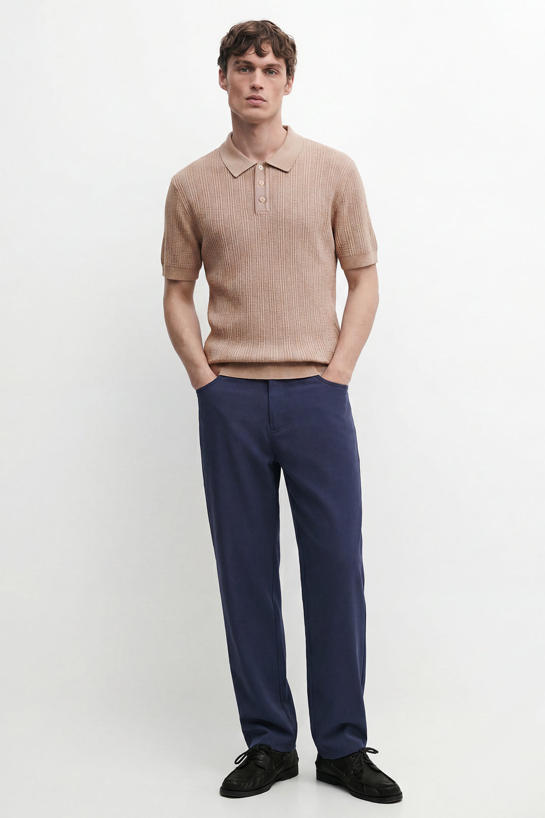 KOKO Core Knit Polo – Sand