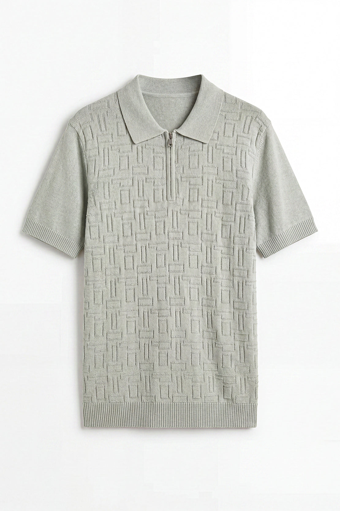 KOKO Core Knit Half-Zip Polo – Green