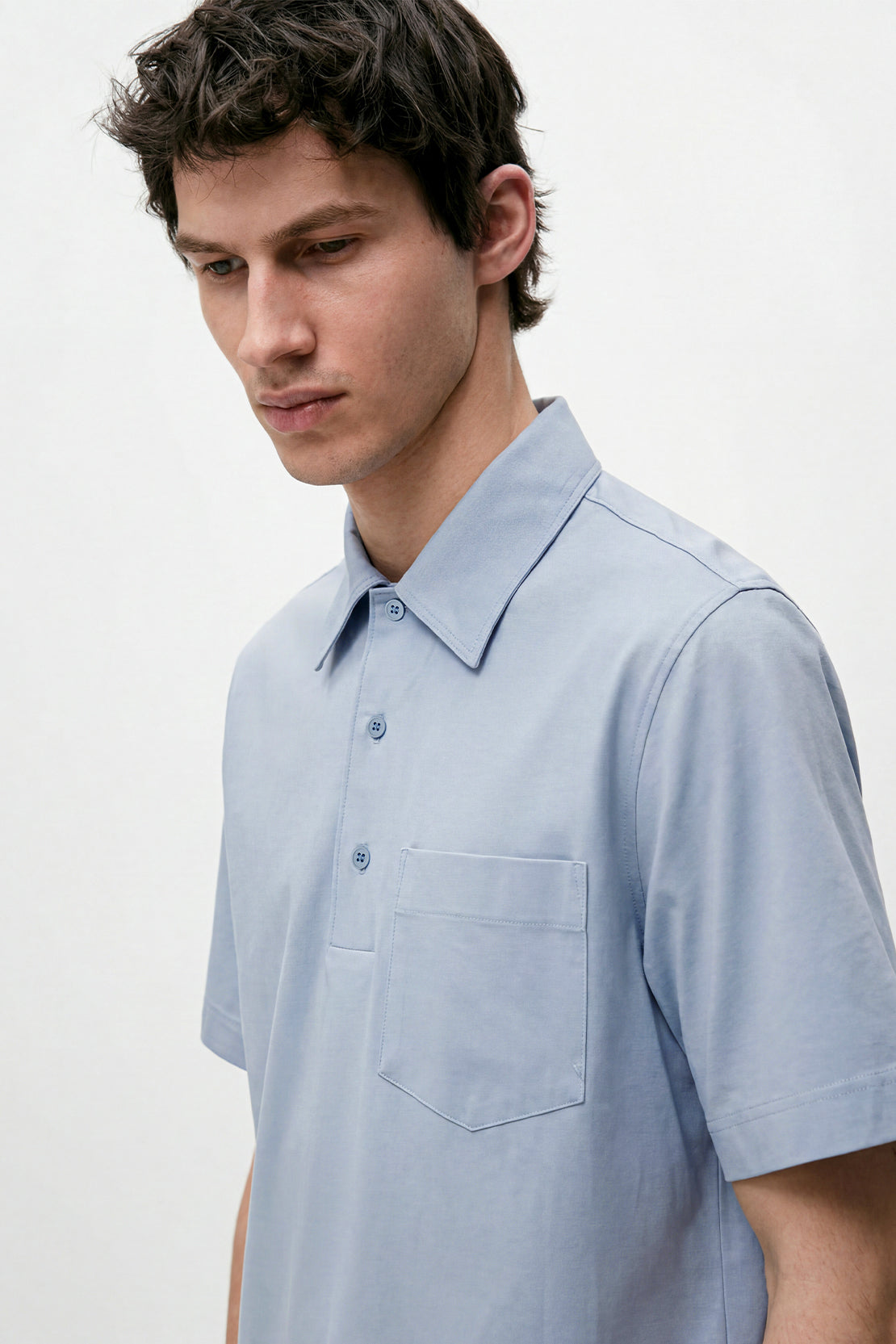 KOKO Air Fit Relaxed Polo – Light Blue