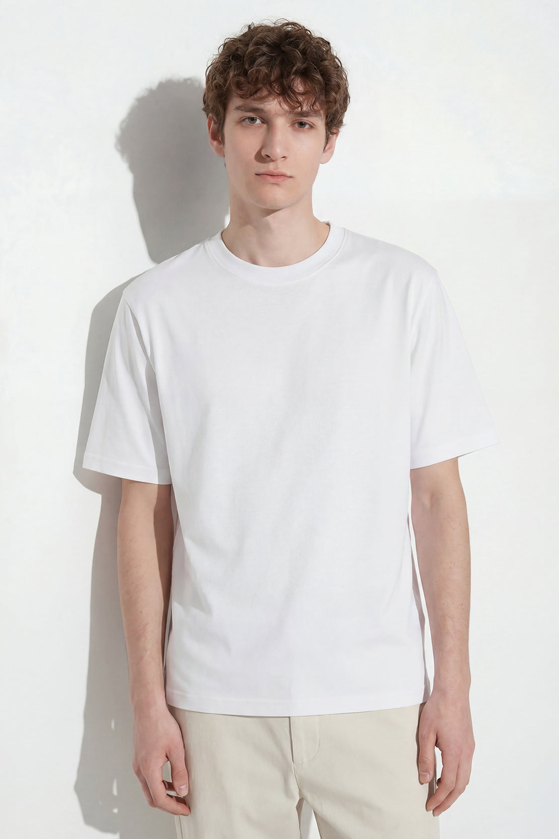 KOKO Move Knit Relaxed T-Shirt – White