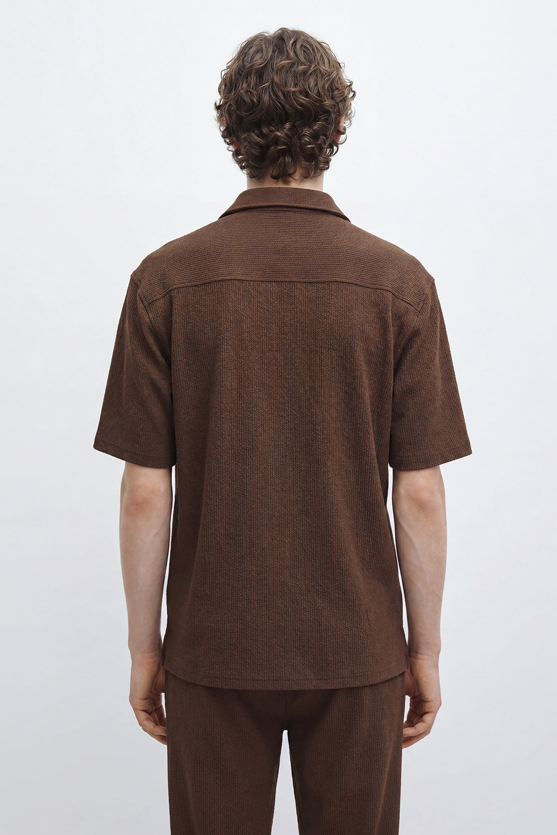 KOKO Craft Knit Shirt – Coffee Brown