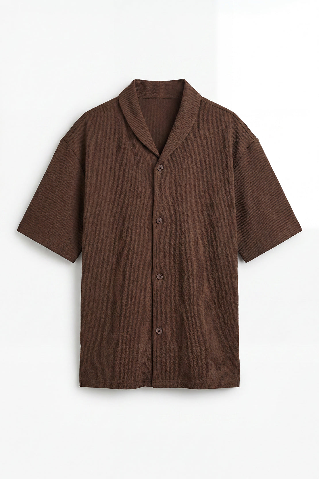 KOKO Craft Knit Shirt – Coffee Brown