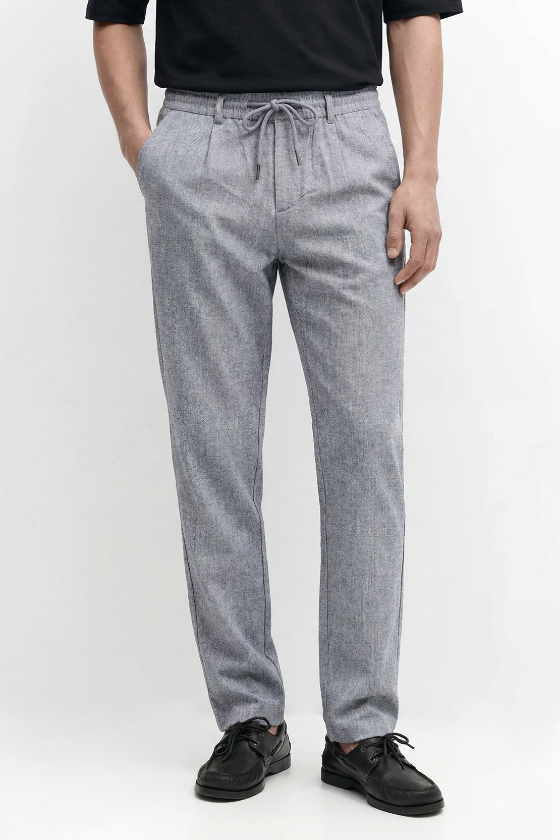 KOKO Lulu Linen Relaxed Trouser – Grey