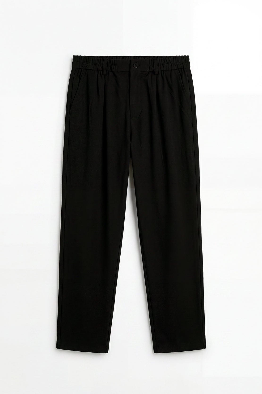 KOKO Light Knit Straight Fit Pants – Black