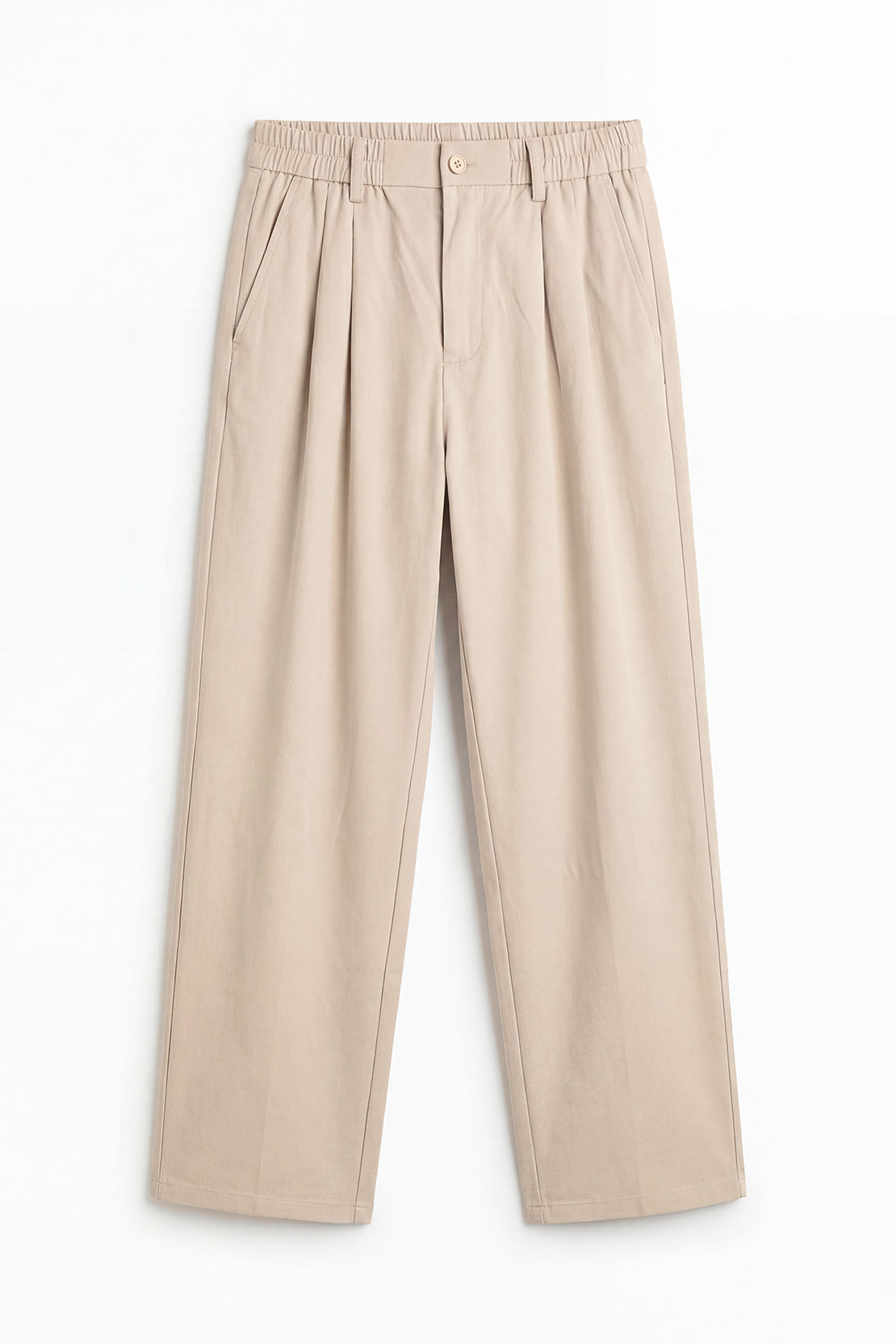 KOKO Light Knit Relaxed Pants – Beige