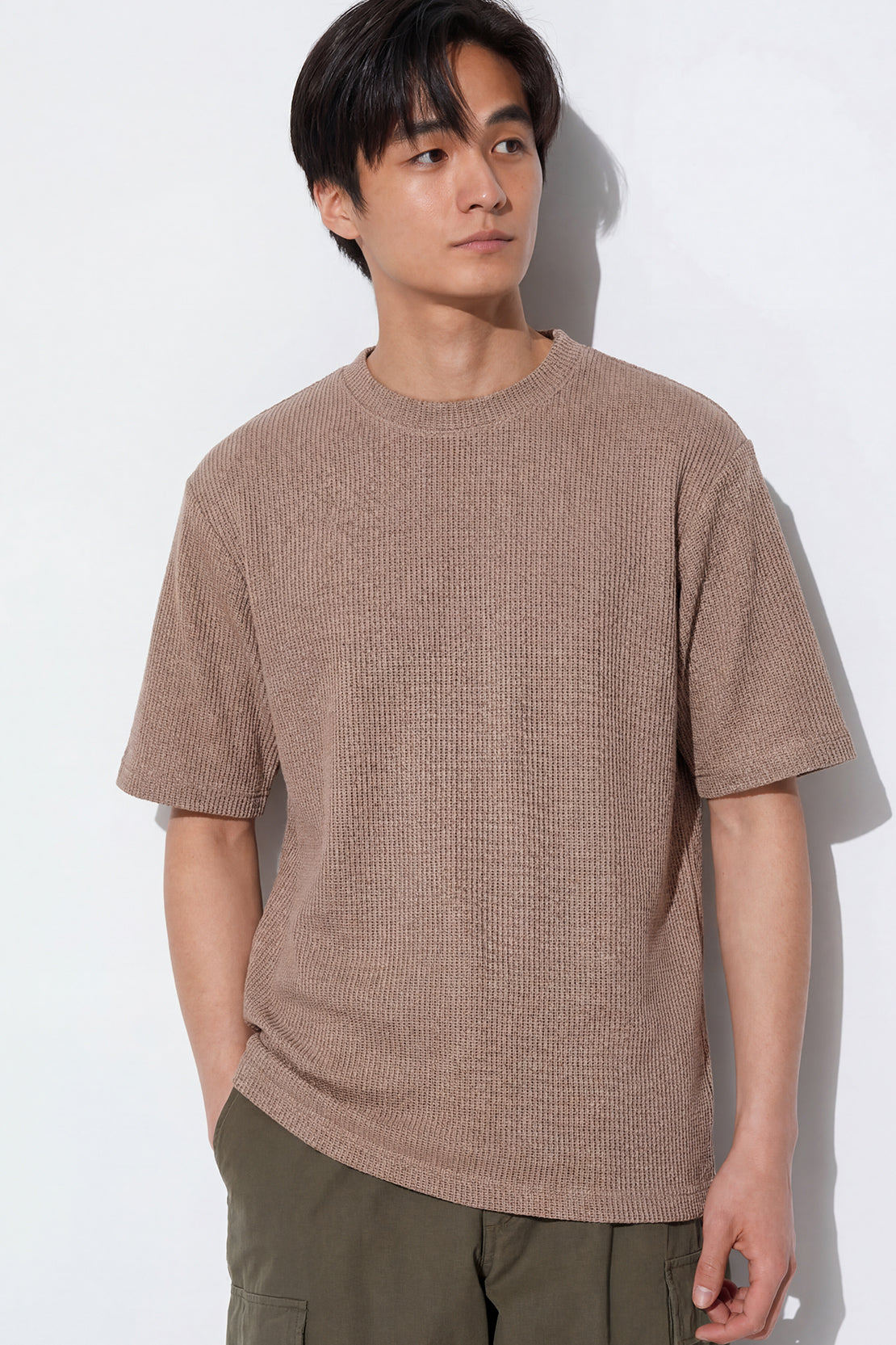 KOKO Modal Crew Top – Light Brown