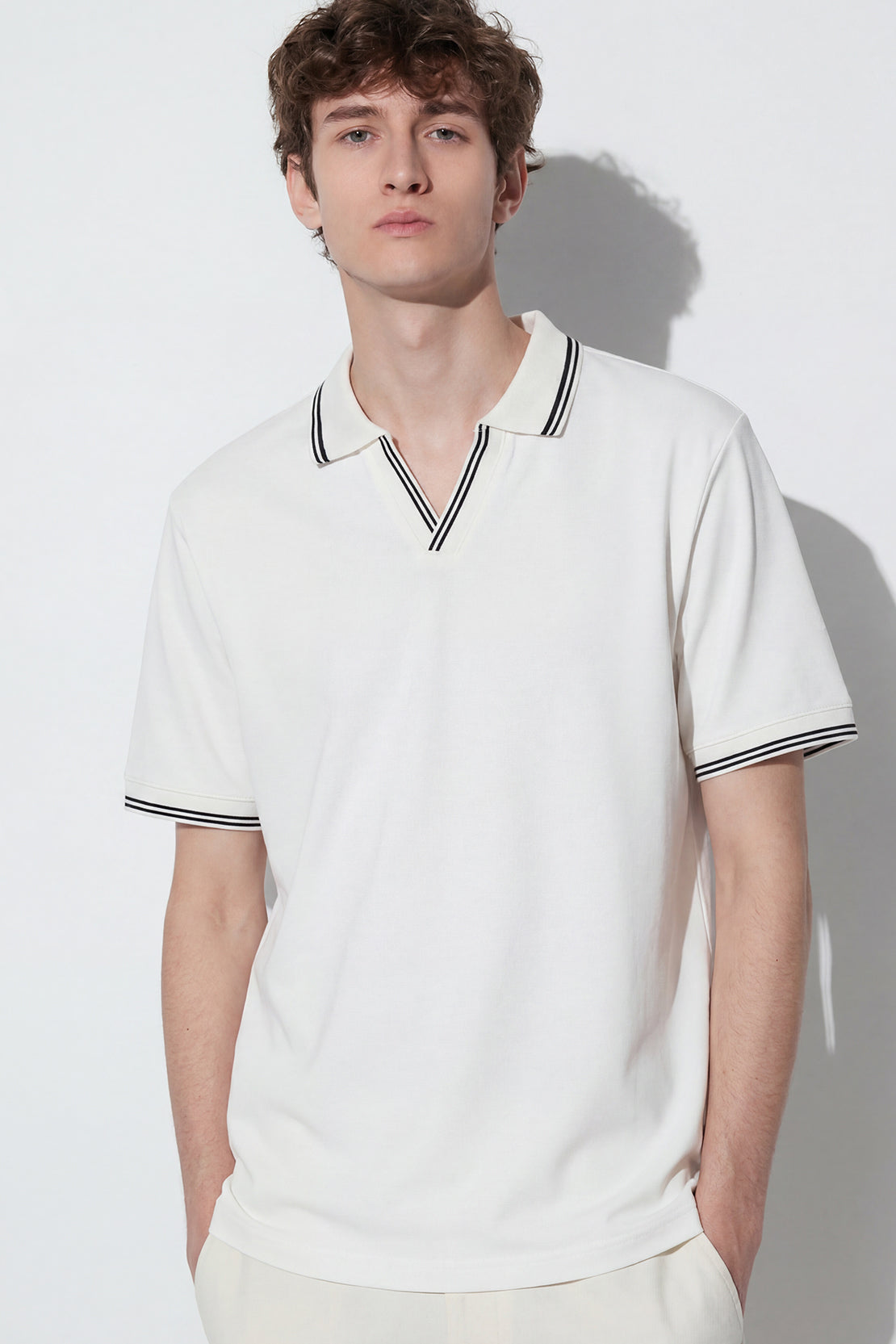 KOKO Move Knit Polo T-Shirt – Off White
