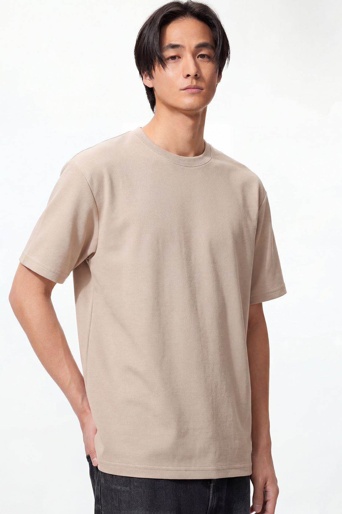 KOKO Soft Knit Crew T-Shirt – Clay