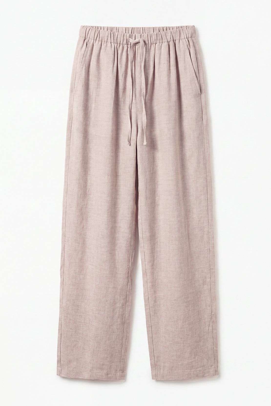 KOKO Nova Linen Relaxed Pocket Top & Relaxed Straight Pants – Apricot