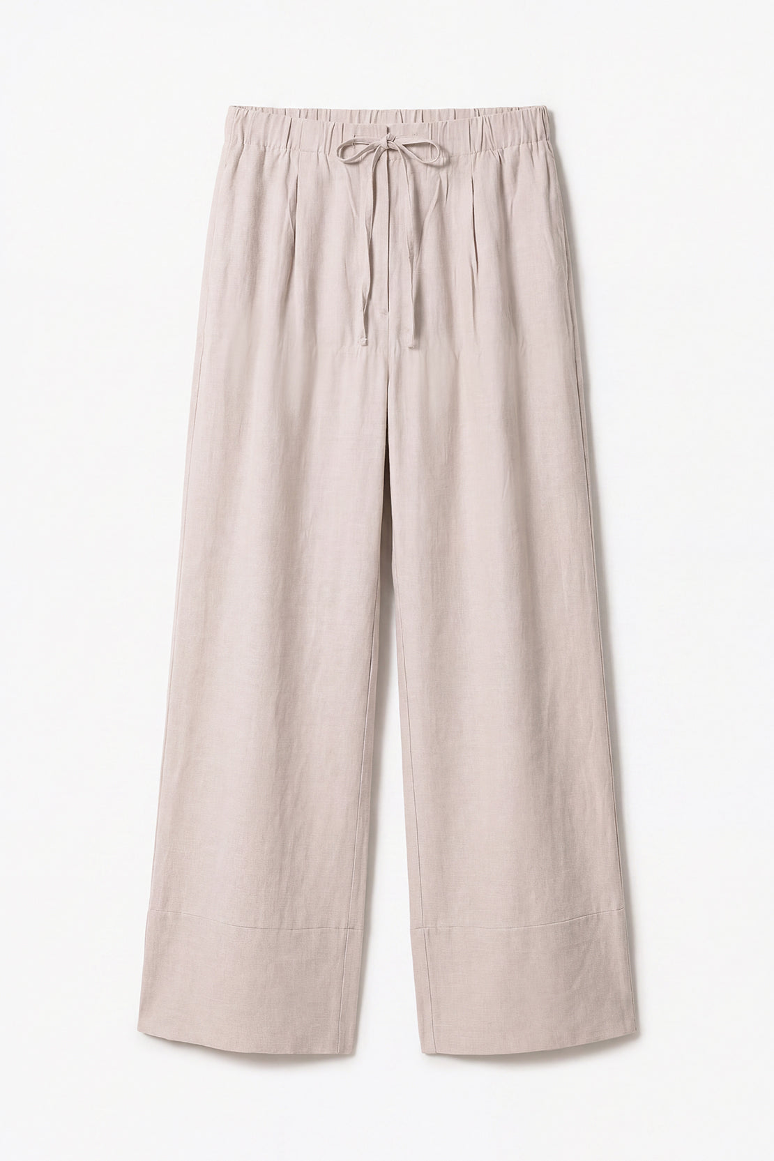 KOKO Linen Blend Relaxed Pants – Soft Grey