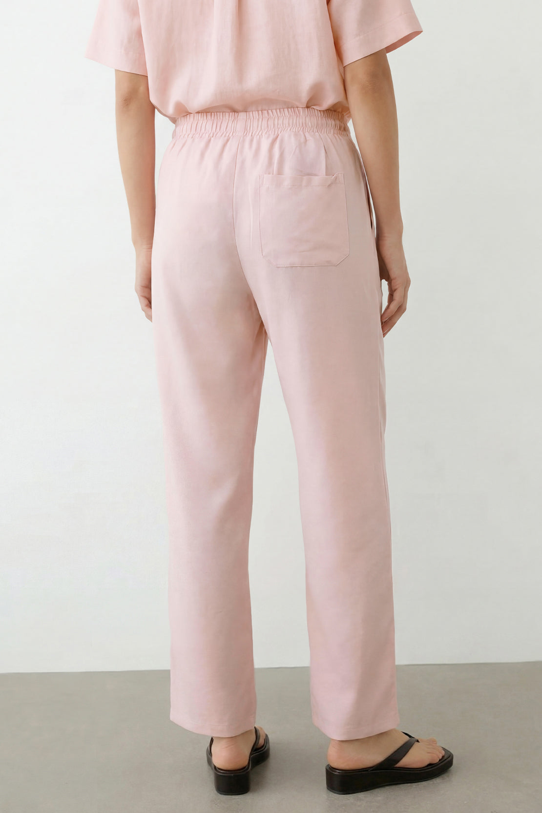 KOKO Cloud Muslin Relaxed Pants – Pink