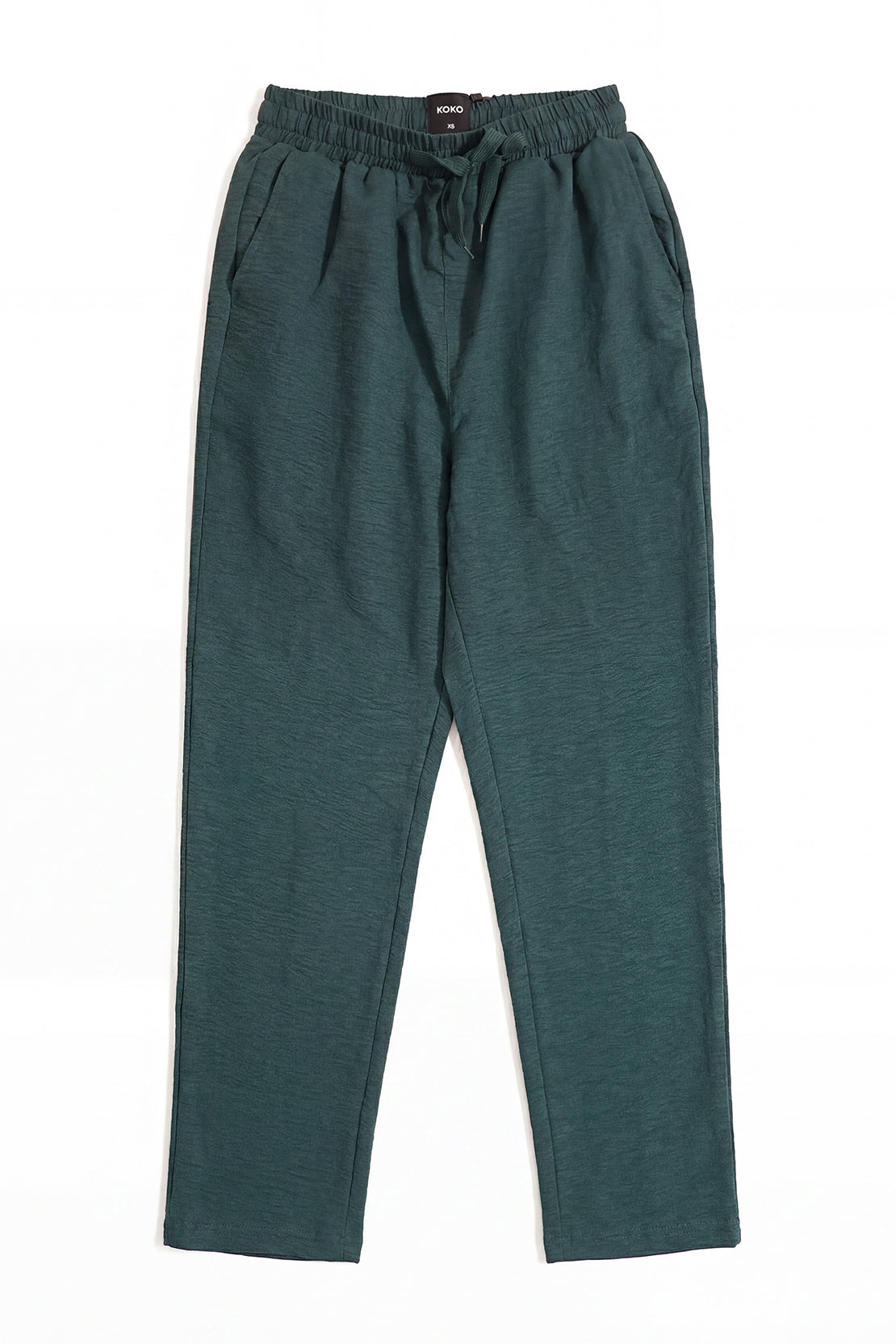 KOKO Cloud Muslin V-Neck Shirt & Relaxed Pants – Green