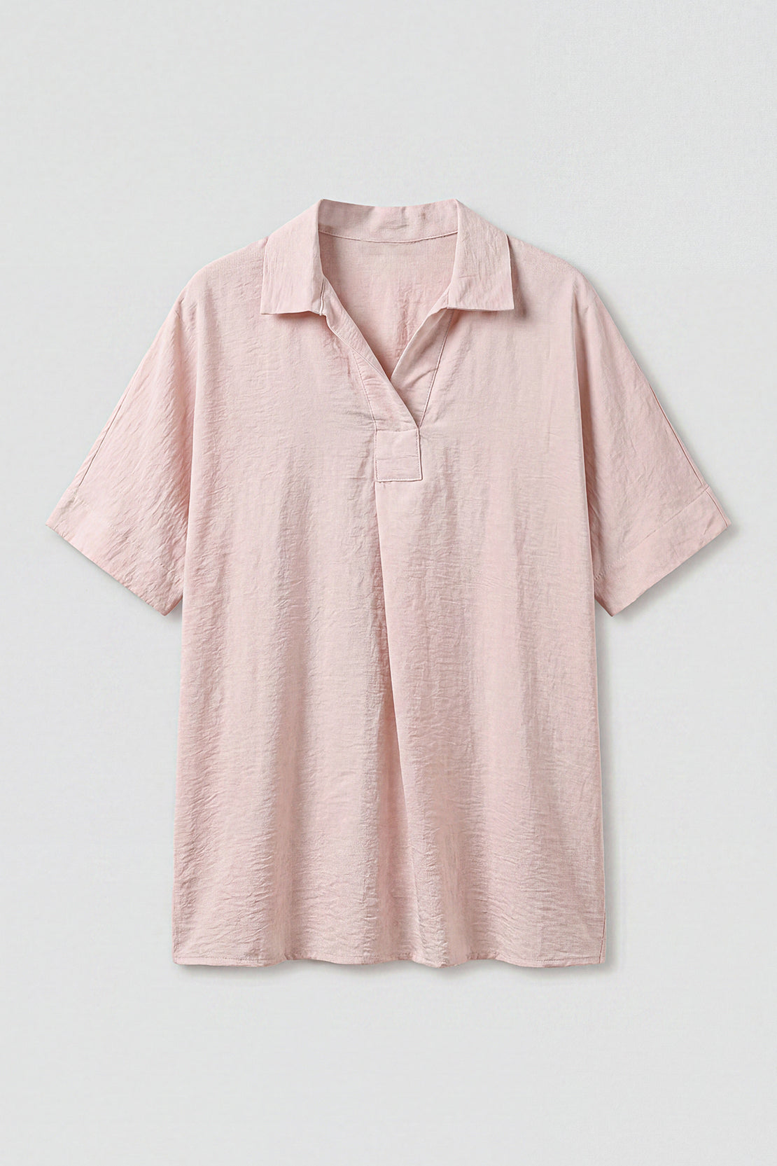 KOKO Cloud Muslin V-Neck Top & Relaxed Pants – light pink